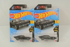 Hot Wheels The Batman Batmobile Black Diecast Car Lot of 2 Mattel 2020 New NOC - £11.42 GBP