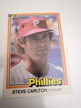 Steve Carlton Baseball Card 1981 - £3.14 GBP