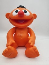 Vintage TYCO Preschool Toys Sesame Street ERNIE 11&quot; Plastic Jointed Doll Figure - $24.99