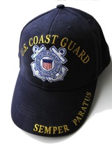Uscg Us Coast Guard Usa Semper Paratus Embroidered Baseball Cap Hat - £9.55 GBP
