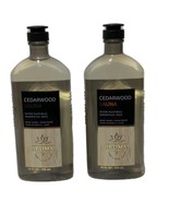 Lot of 2 Bath &amp; Body Works Cedarwood Sauna Body Wash + Foam Bath 10 oz ea - $42.08 CAD