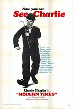 Charlie Chaplin: Modern Times Original 1972R Vintage One Sheet Poster - £518.78 GBP