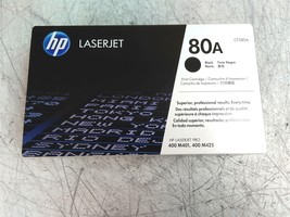 New HP CF280A 80A Black Print Cartridge Damaged Box  - $64.35