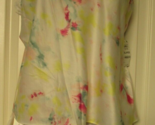 INC Yellow Tie dye print two-piece Pajama Set (Cami &amp; tap pant) Size X-L... - $20.77