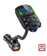 Car Bluetooth FM Transmitter Radio MP3 Wireless Adapter Hands-Free 3Port... - $55.33 CAD