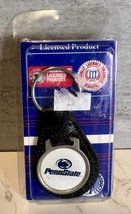 Vintage Penn State Nittany Lions 90&#39;s Leather KeyChain Fob NOS - £7.38 GBP