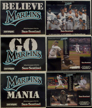 3 South Florida Sun-Sentinel 2003 Marlins Placards+World Series Section 10/31/03 - £10.99 GBP