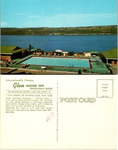 New York(NY) Watkins Glen Glen Motor Inn Lake Route 14 VTG Postcard - £7.34 GBP