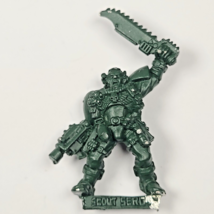 Games Workshop 40k Space Marines Troop Scout Sergeant 1997 Ed Primed  Metal - £8.17 GBP