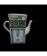 Twinnings Collectible Bowling Salad Bowl Teapot Kitschy Cottagecore Whim... - £17.69 GBP