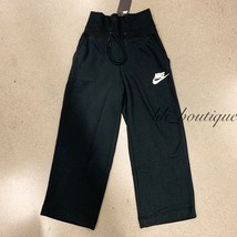 NWT Nike CI1174-010 Women&#39;s Sportswear Rally Sneaker Pants Standard Fit Black S - $36.95