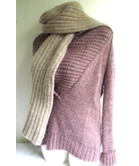 Eileen Fisher Scarf 100% Merino Wool Italian Yarn Made in Hong Kong Thic... - £33.62 GBP