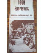 1968 Harley Davidson Sportster XLH Original Price List Brochure Motorcycles - £11.24 GBP