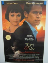 TOM &amp; VIV Willem Dafoe Miranda Richardson Original Vintage Video Movie Poster - £14.33 GBP