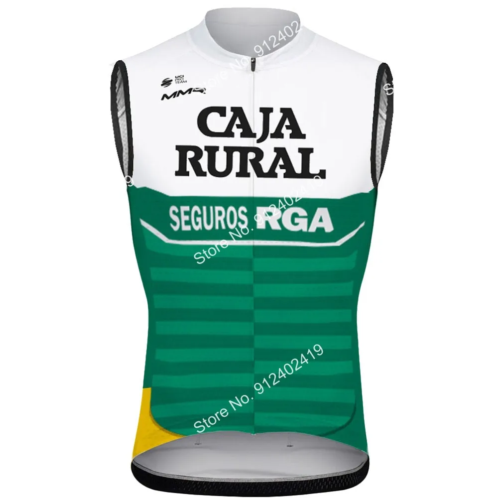 Sporting 2022 New Caja Rural Cycling Vest Winter Sleeveless s Cycling  Mens Warm - £43.16 GBP