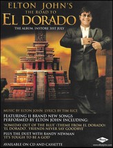 Elton John The Road To El Dorado 2000 Mercury Records album advertisement print - £3.19 GBP