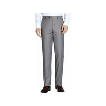 Men Renoir Flat Front Pants 100% Soft Wool Super 140s Classic Fit 508-5 Lt Gray - £77.30 GBP