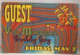 Van Morrison / Buddy Guy / Radiators - Vintage Original Cloth Backstage Pass - £9.43 GBP