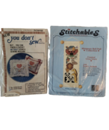 Cross Stitch Kit Lot of 3 Embroidery Needle Craft Patterns Bell Pull Cat... - $15.34