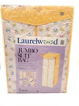 New NIP Vintage Laurelwood Closet Wardrobe Organizer Jumbo Suit Bag 70&#39;s... - $466.11 MXN