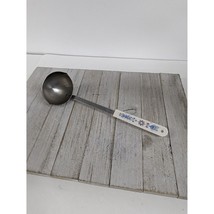 Vintage ACE Chef Stainless Steel Ladle Cooking Serving White Blue Handle - £7.85 GBP