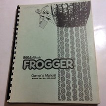 Sega Frogger Owners Manual for Up-Right Arcade - £7.49 GBP