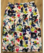Nicole by Nicole Miller Colorful Floral Print Bodycon Mini Pencil Skirt ... - $15.79