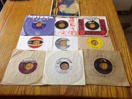 Vintage 45 rpm records 10 records Various Recording Co. and Various Artists. - £7.91 GBP