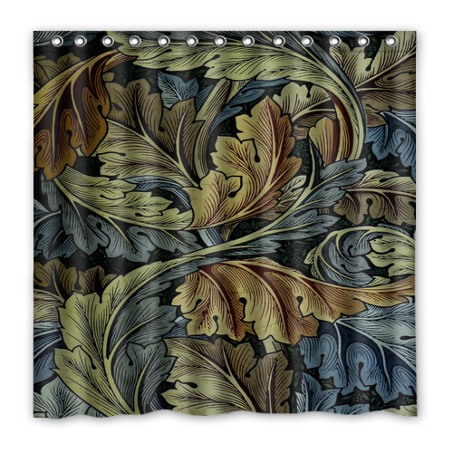 Acanthus William Morris Waterproof Polyester Shower Curtain  - $33.00+
