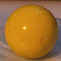 VTG  Sun Mustard Yellow Shooting Marble Mostly Solid Color Games Collect... - $10.99