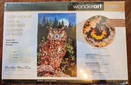 Wonderart Classics Majestic Owl Latch Hook Kit Rare 30 Inches X 50 Inches - £77.97 GBP