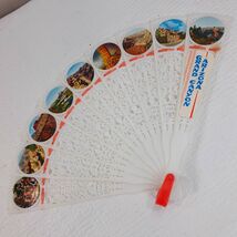 Vintage Grand Canyon Arizona souvenir fan plastic travel souvenir cowboy... - $347.90 MXN