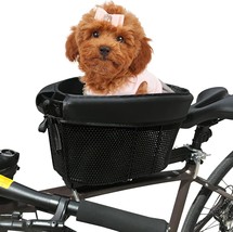 Dog Bike Basket, Adjustable Safety Strap Pet Bike Basket, Bike Dog Baske... - $50.99