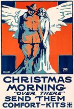 Christmas Morning Over There - 1917 - World War I - Propaganda Poster - £7.98 GBP+