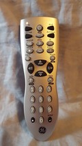 GE 24914 Universal Remote Control Silver Controls 4 Devices TV DVD VCR - $3.99
