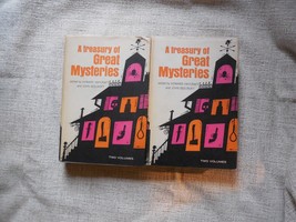 2 Volume Set A Treasury Of Great Mysteries, 1957, H Haycraft And J Beecroft - £14.80 GBP