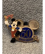 DLR 50th Anniversary Mickey Mouse Pin 2005 Disney Happiest Homecoming Kg - £17.08 GBP