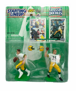 Brett Favre Bart Starr Starting Lineup 1997 Classic Doubles Football Fig... - $270.13 MXN