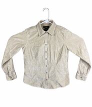 Eddie Bauer Women's Small classic jean jacket in Tan, Cotton - $11.03