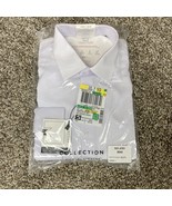 Collection Michael Strahan Men’s Long Sleeve Dress Shirt L 16-16.5 32/33... - $14.99
