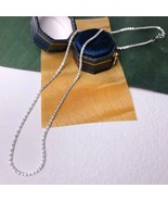 Italy 925 sterling silver necklace silver Chain necklace 40cm 45cm Women... - £19.45 GBP+