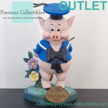 Extremely rare! Fidler Pig statue. Three Little Pigs statue - £298.09 GBP