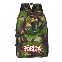 Roblox Kid Adult Camouflage Backpack Daypack Schoolbag Bookbag B - £23.96 GBP