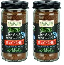 Frontier Co-op Organic Blackened Seafood Seasoning, 2.5 Ounce Bottle, Savory Ble - £5.91 GBP