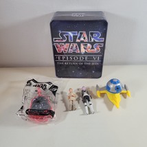 Star Wars Tin and Toys Lot Anakin Skywalker, Synara San, Darth Vader, Spaceship - $16.98