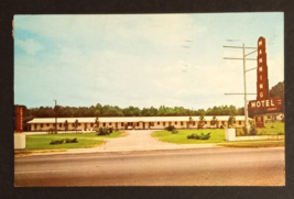 Manning Motel Restaurant Street View South Carolina SC Dexter Postcard c1967 - £3.98 GBP