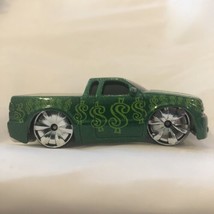 2004 Hot Wheels #89 First Editions 89/100 &#39;TOONED CHEVY S-10 Green w/Bli... - $9.90