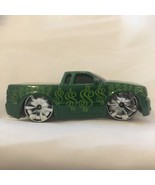 2004 Hot Wheels #89 First Editions 89/100 &#39;TOONED CHEVY S-10 Green w/Bli... - £7.51 GBP