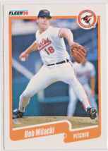 Bob Milacki Baltimore Orioles Pitcher 1990 Fleer Card # 182 Near-Mint - £1.22 GBP