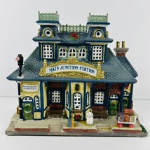 Lemax Carole Towne Main Junction Station Christmas Village House Telegraph Train - £38.82 GBP